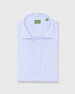 Load image into Gallery viewer, Spread Collar Sport Shirt in Sky Linen
