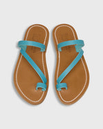 Load image into Gallery viewer, Actium Sandal in Turquoise Leather
