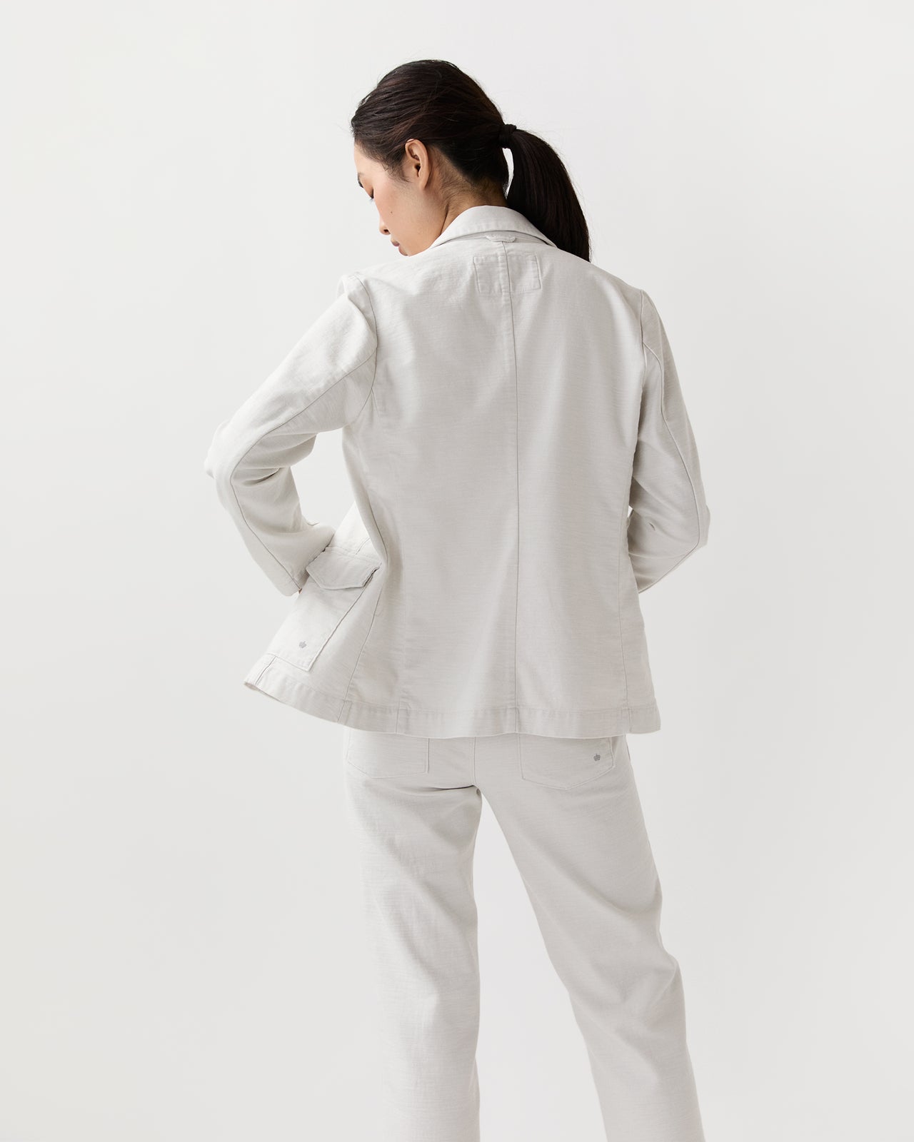 Military Jacket in Canvas