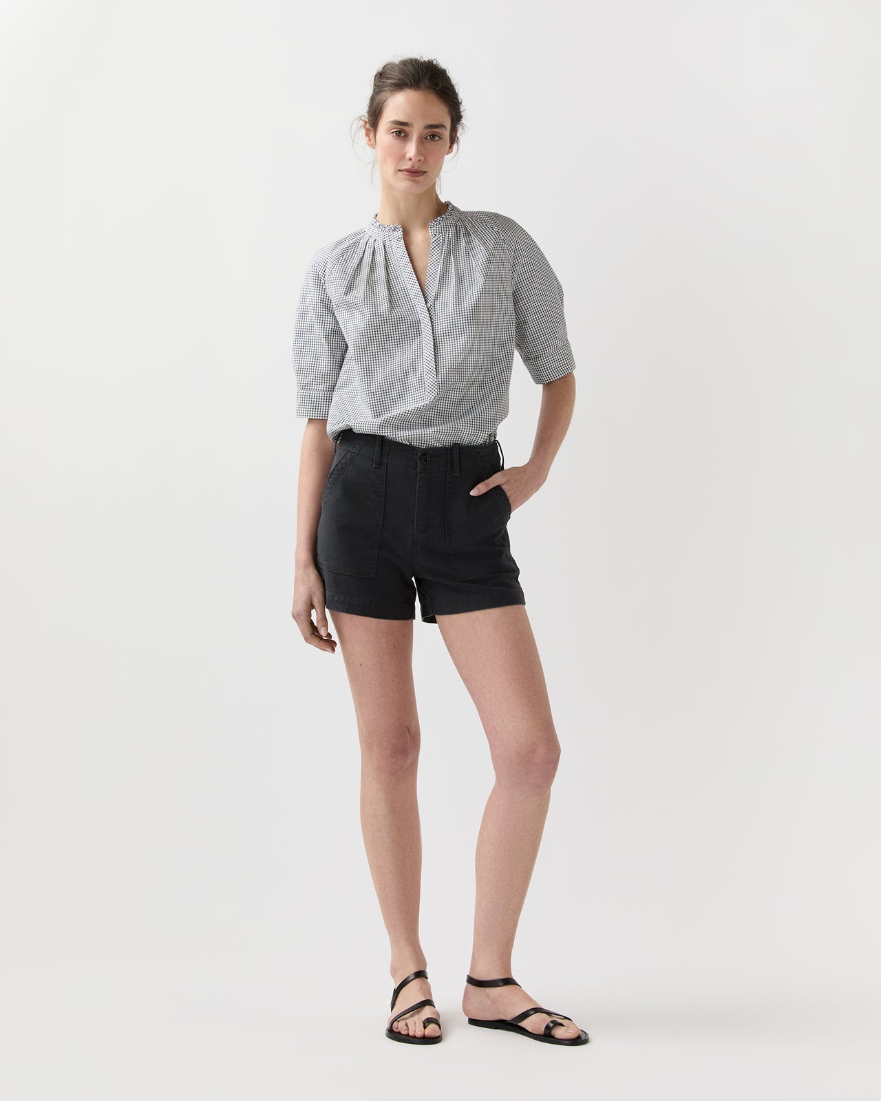 Surplus Short in Washed Black
