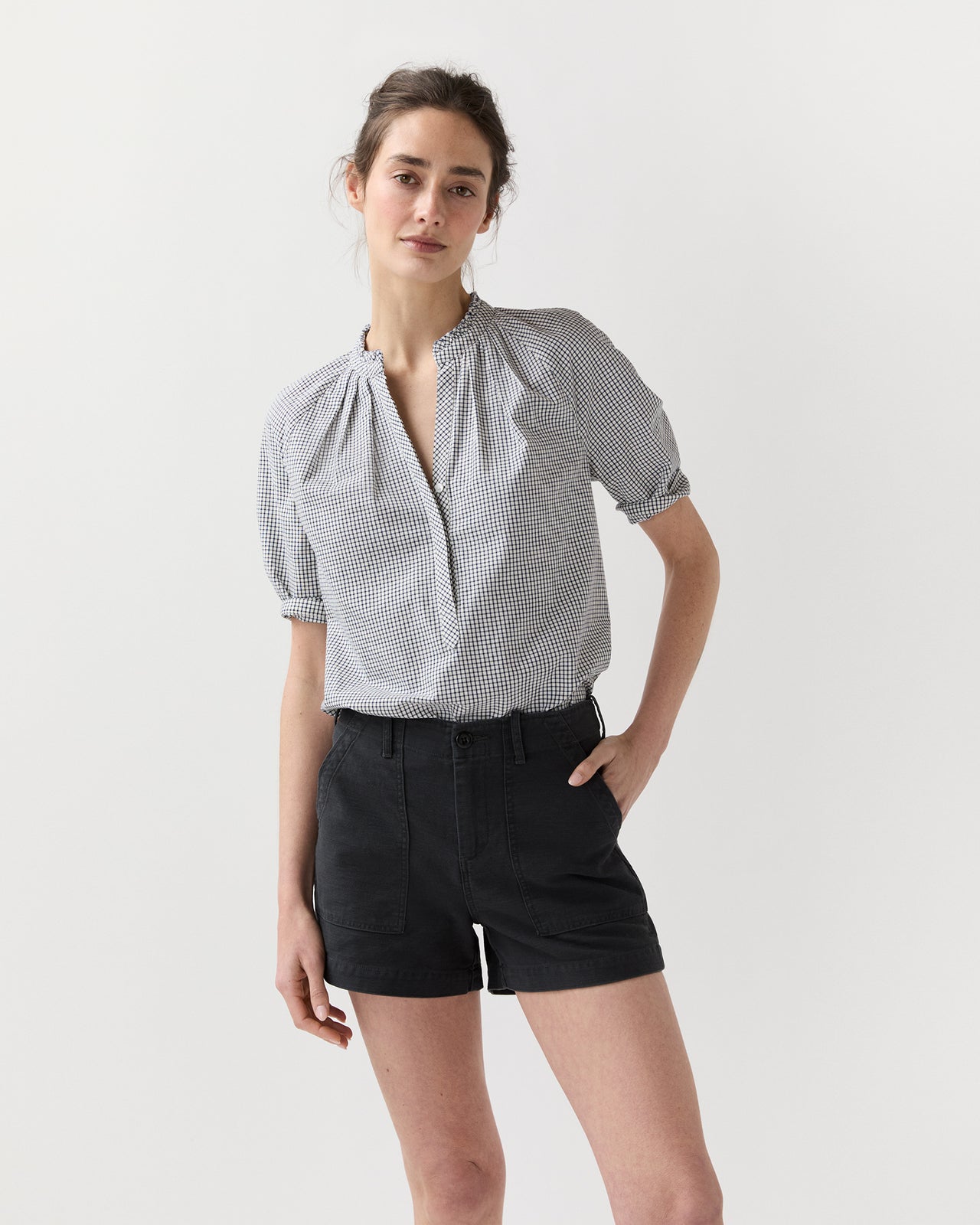 Surplus Short in Washed Black