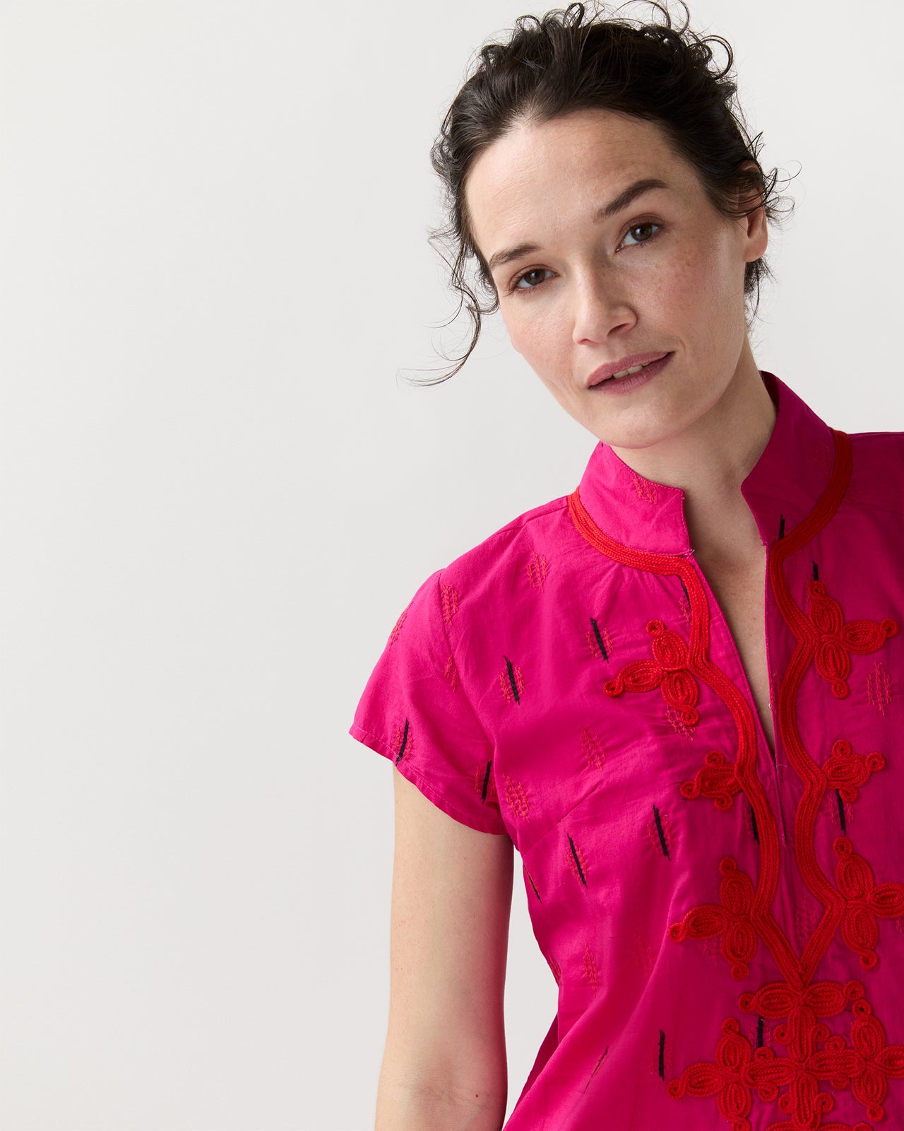 New York Maxi Boho Dress in Fuchsia