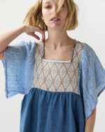 Load image into Gallery viewer, Laura Short Dress in Blue
