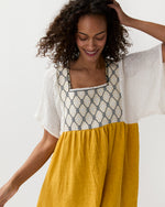 Load image into Gallery viewer, Laura Long Dress in Ocra
