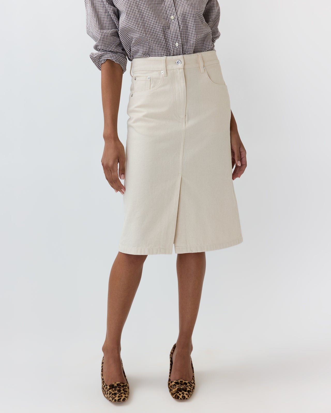 Lizzie Skirt in Off White