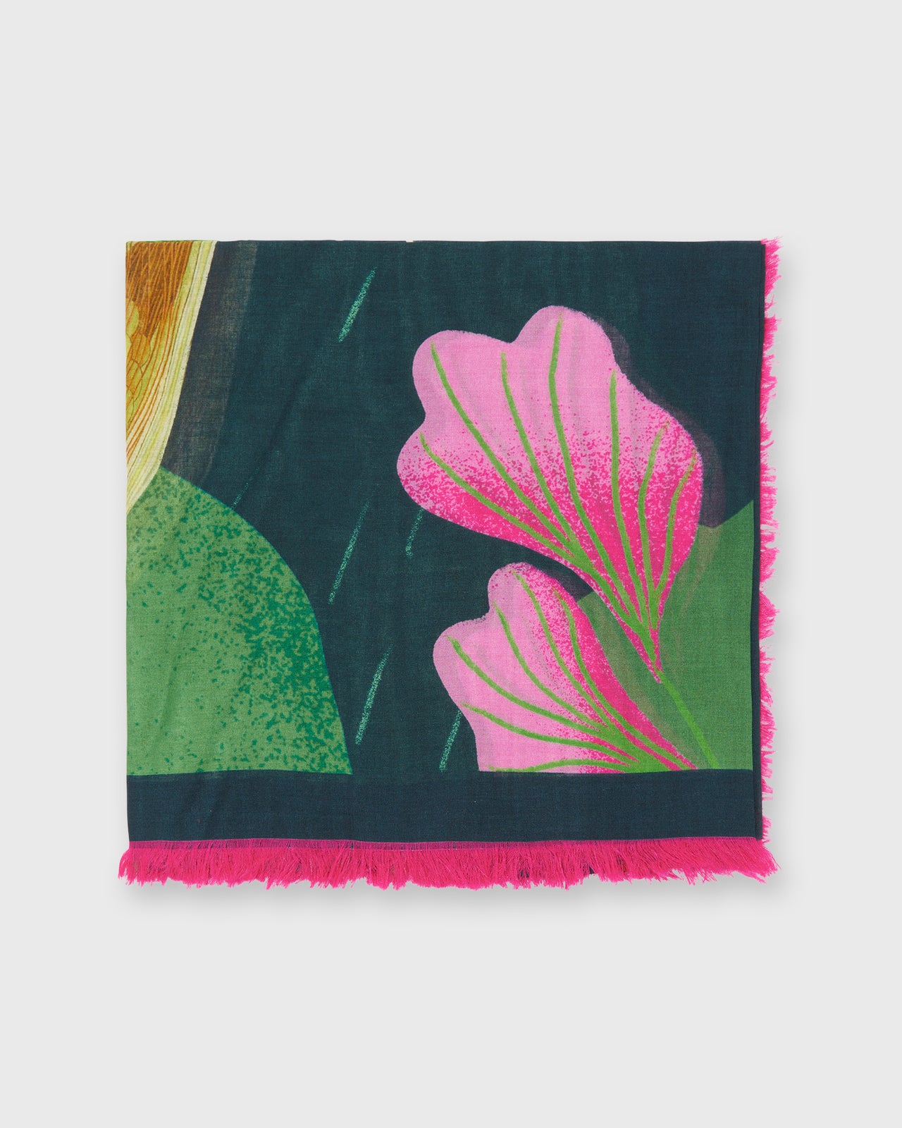 Square Scarf in Blooming Hands