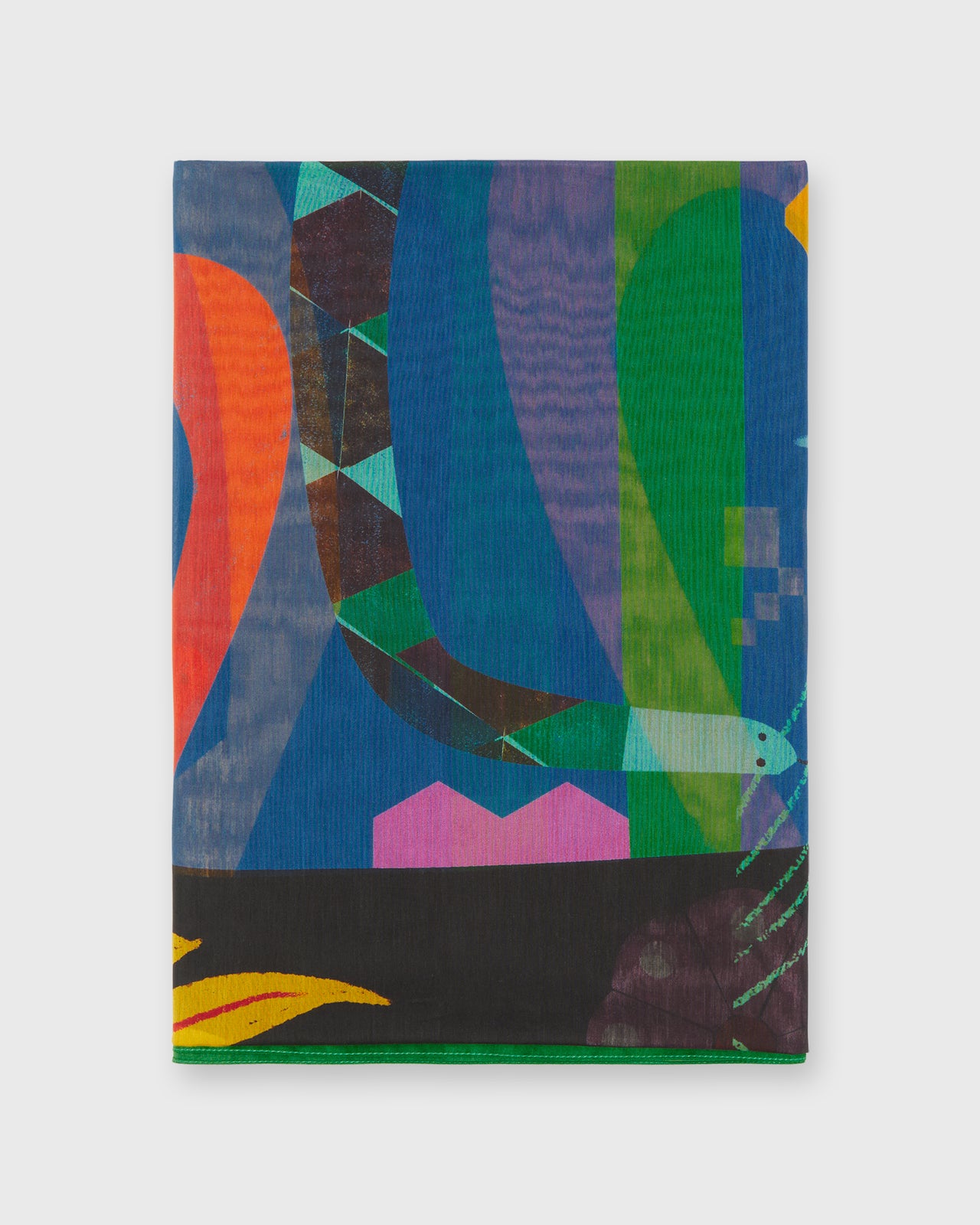 Cotton Silk Scarf in Dreaming Tree