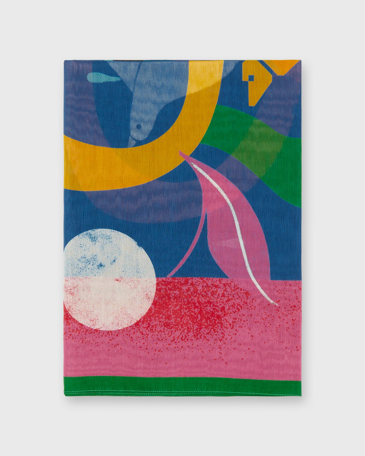 Cotton Silk Scarf in Dreaming Tree