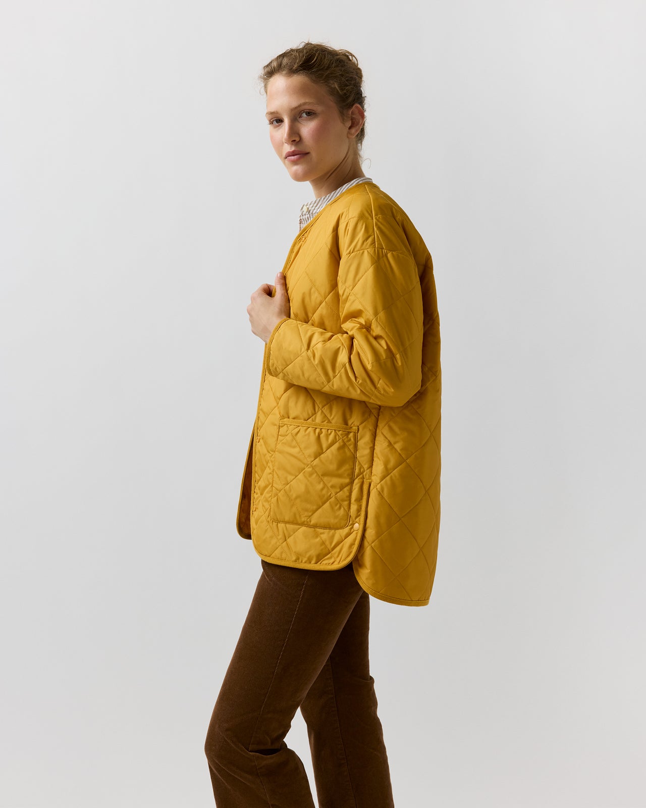 May Cashpad Jacket in Golden Harvest Nylon