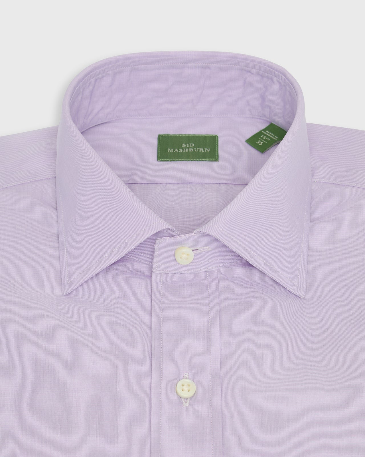 Spread Collar Dress Shirt in Peri End-On-End