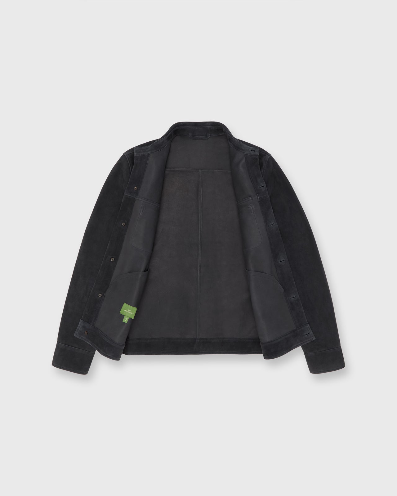 Work Jacket in Navy Suede