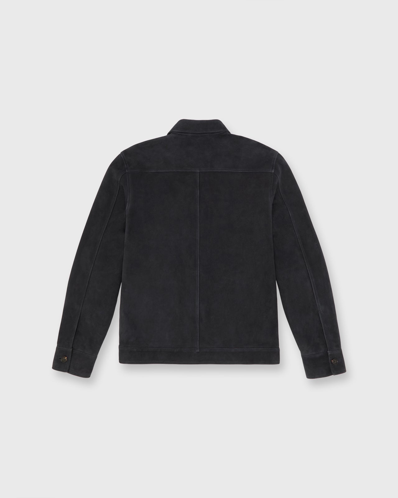 Work Jacket in Navy Suede