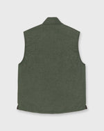 Load image into Gallery viewer, Reversible Cashpad Zip Vest in Brown Nylon/Spruce Tweed
