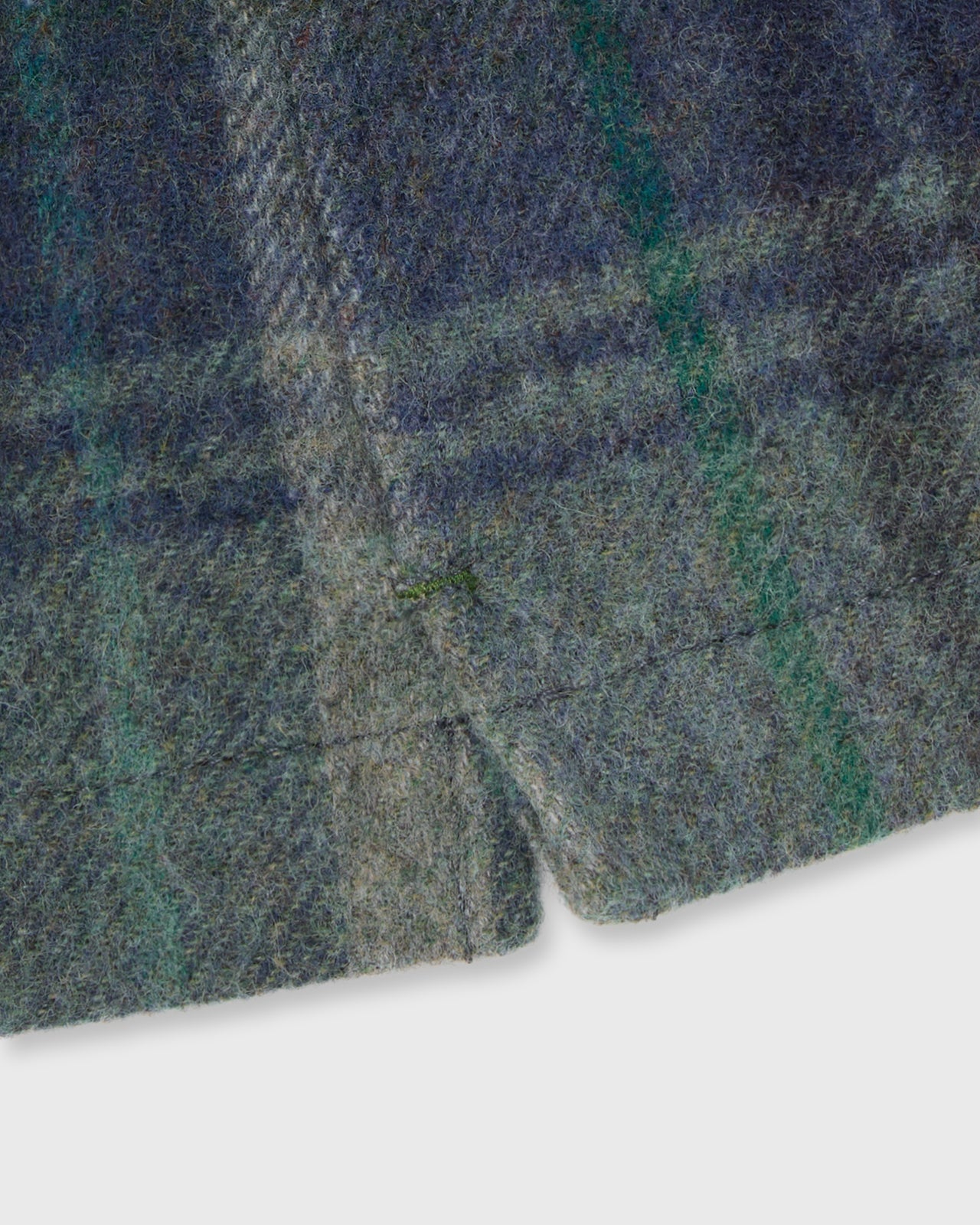 Chore Jacket in Blue/Fog/Green Plaid Flannel