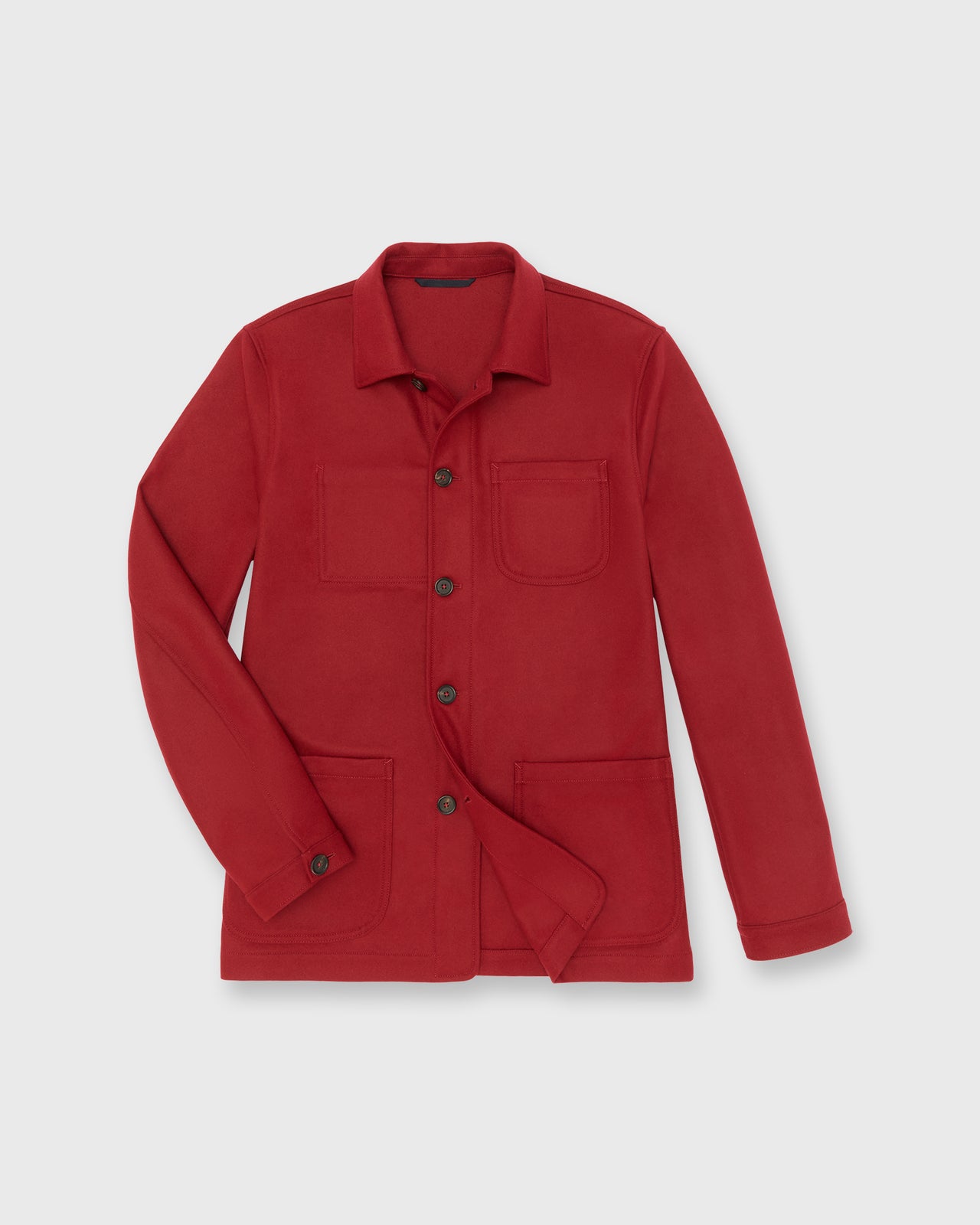 Chore Jacket in Red Melton