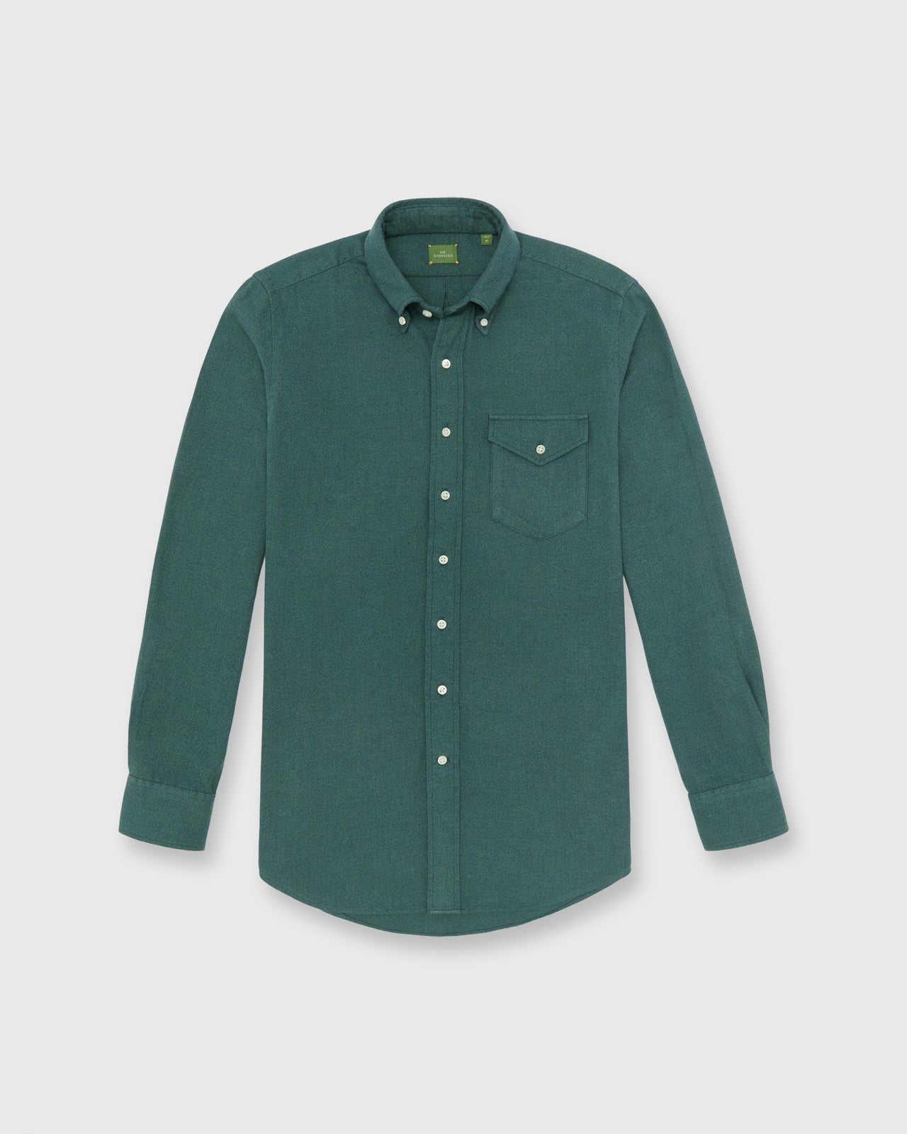 Handmade Button-Down Sport Shirt in Spruce Twill