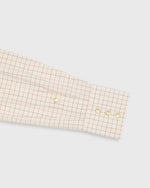 Load image into Gallery viewer, Western Work Shirt in Bone/Red/Brown Windowpane Poplin
