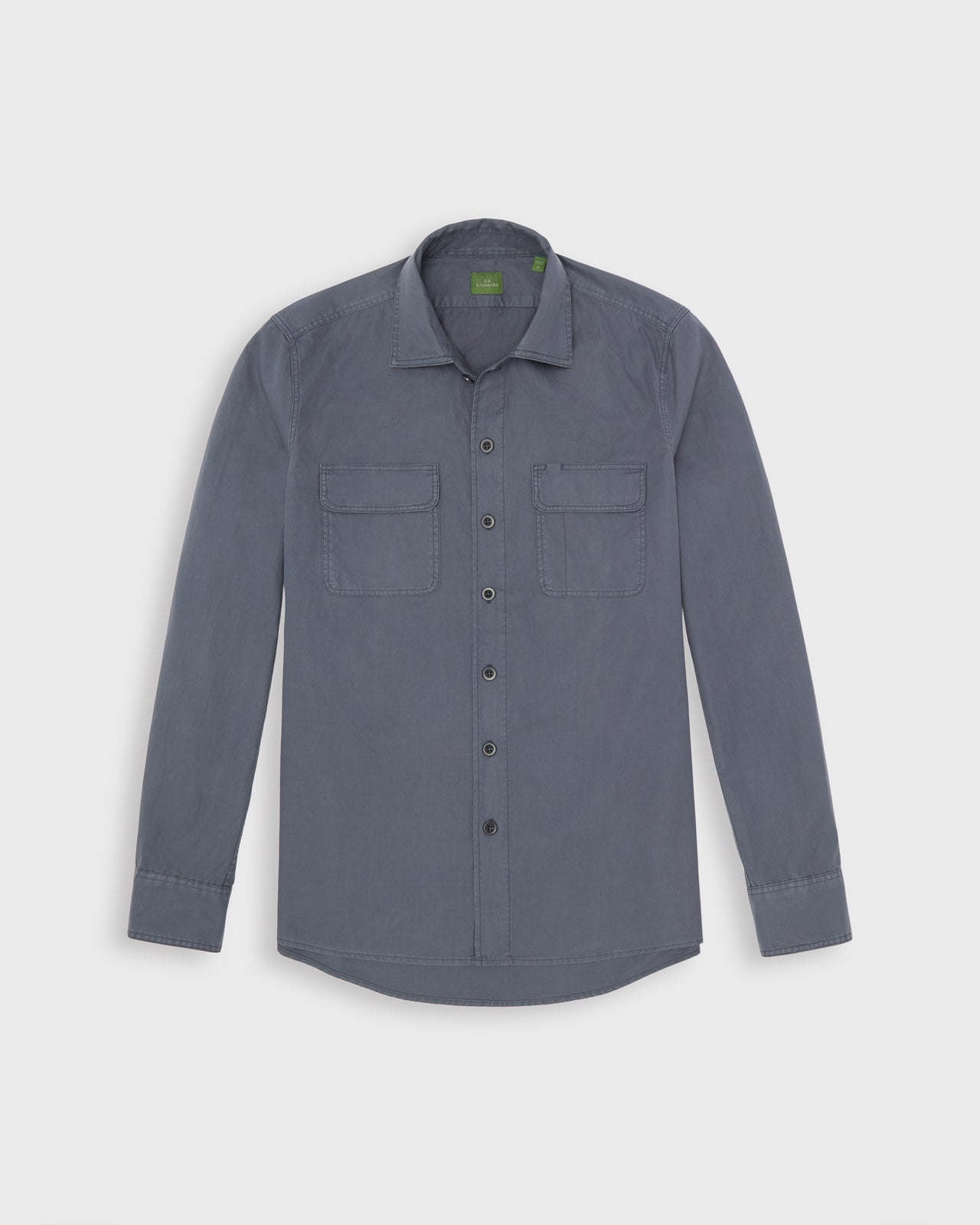 Luke Work Shirt in Pacific Lightweight Twill
