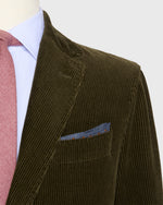 Load image into Gallery viewer, Butcher Jacket in Dark Olive Corduroy
