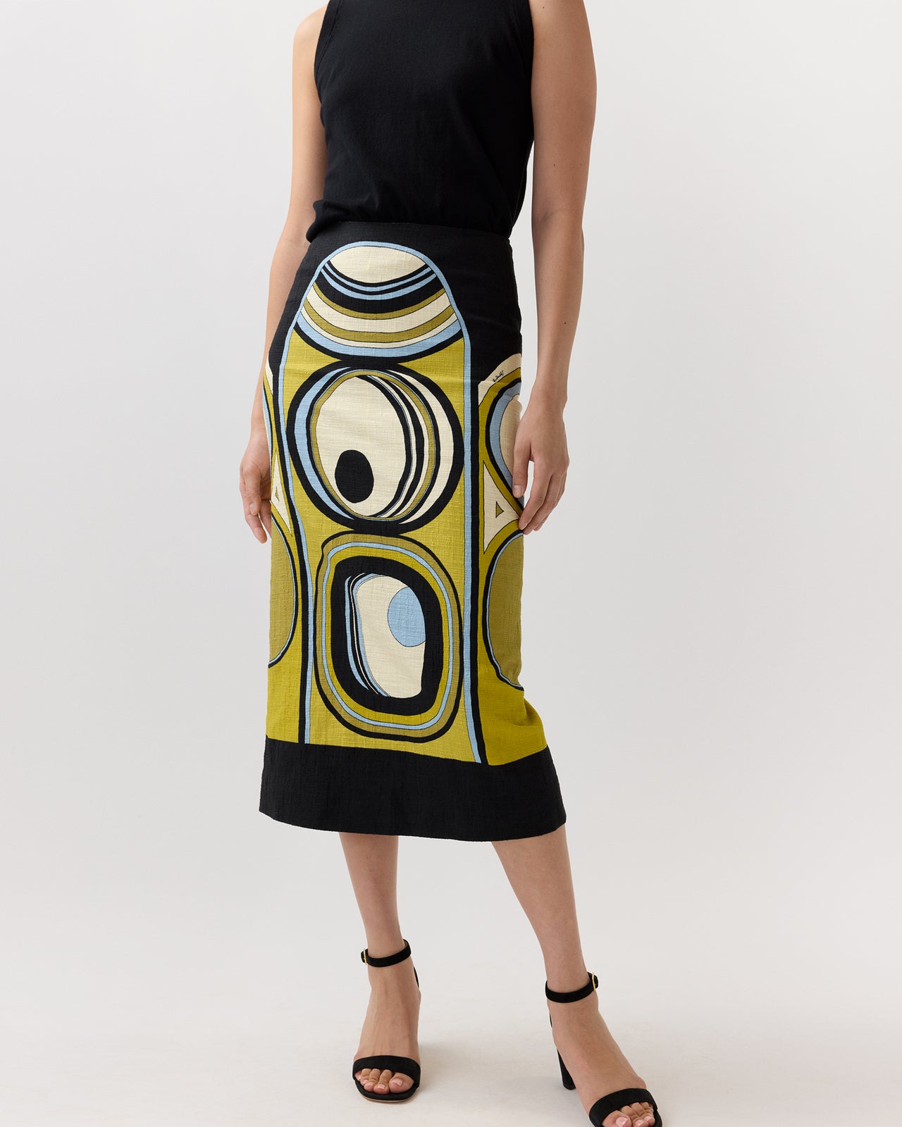 Pencil Skirt in Sanctuary Placée