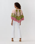 Load image into Gallery viewer, Reversible Mini Poncho Top in Swathe Placée
