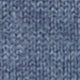 Long-Sleeved Rally Polo Sweater in Heather Blue Cotton/Cashmere