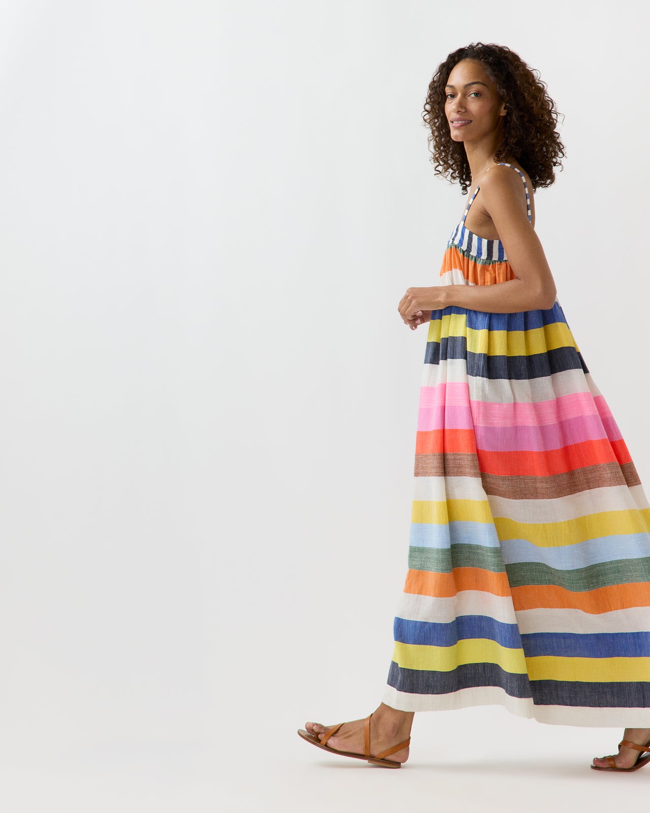 Eda Slip Dress in Partiti Fiesta