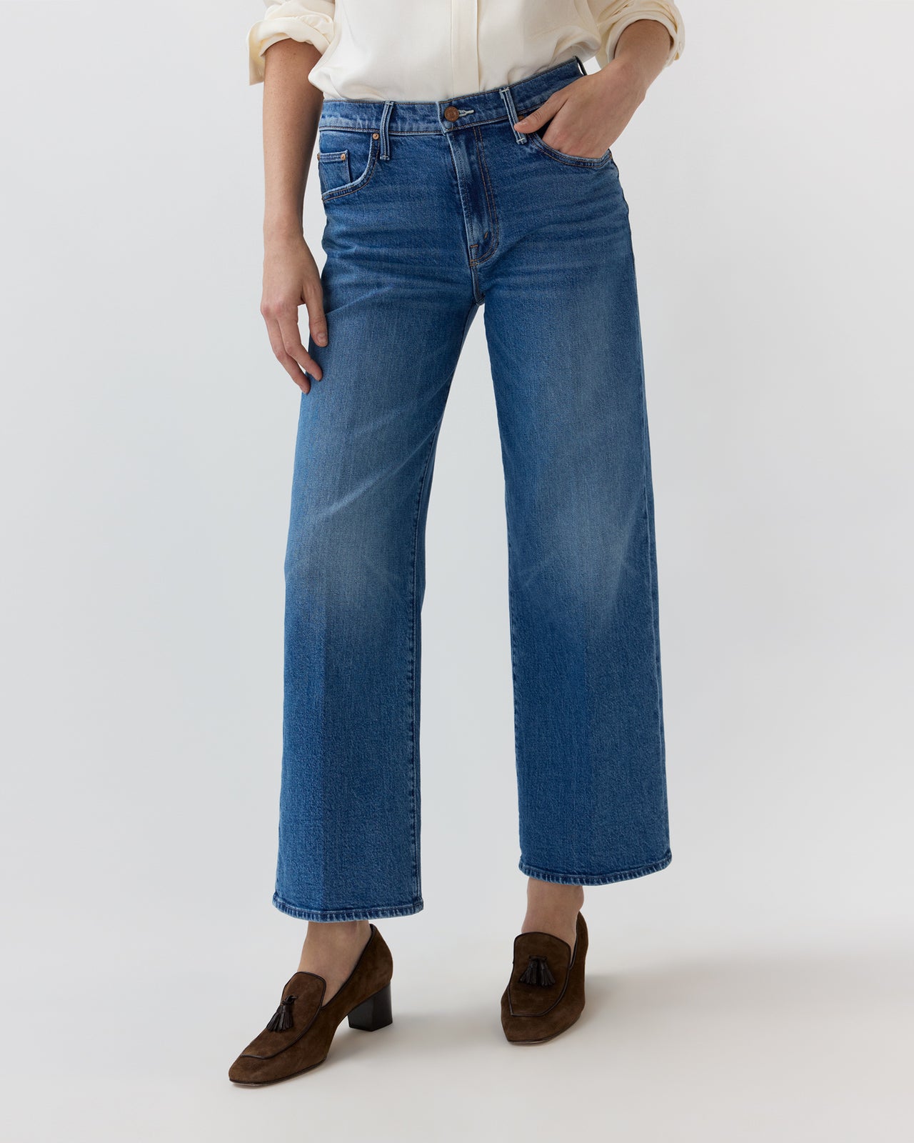 The Mid Rise Maven Flood Jean in Thrill Seeker