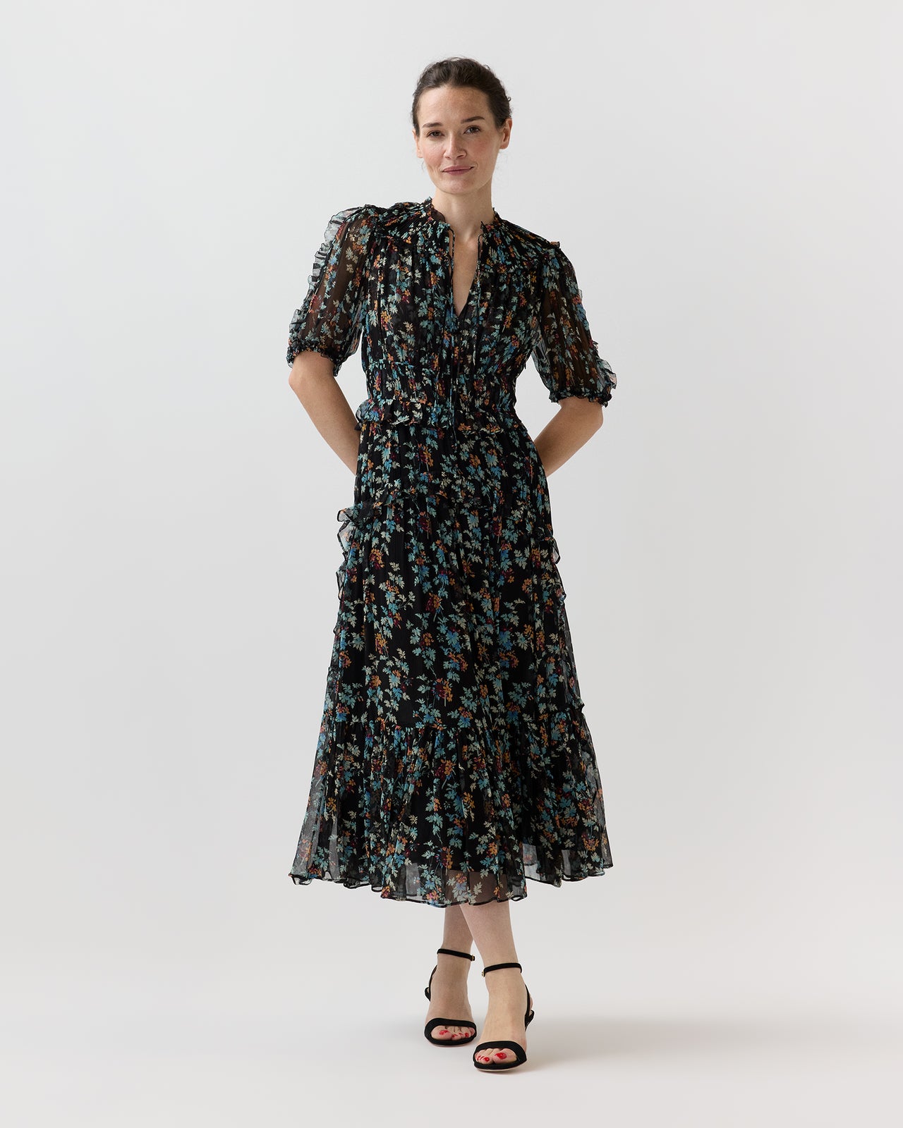 Wren Dress in Nightshade