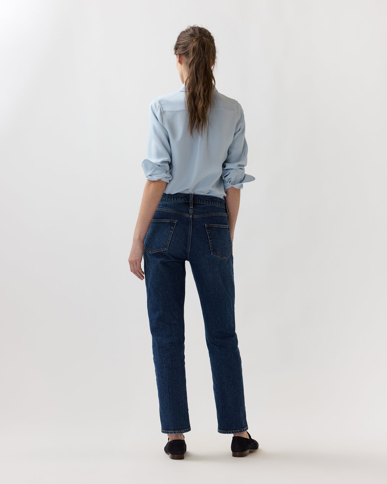 Quinn Jean in Medium Rinse Stretch Denim