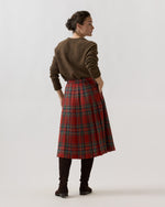 Load image into Gallery viewer, Kilt Skirt in Red Antique Royal Stewart Tartan Wool
