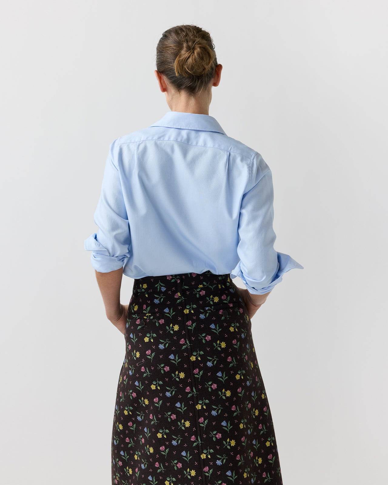 Sidney Shirt in Sky Blue Roxford
