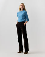 Load image into Gallery viewer, Lindy Trouser in Chocolate Stretch Velveteen
