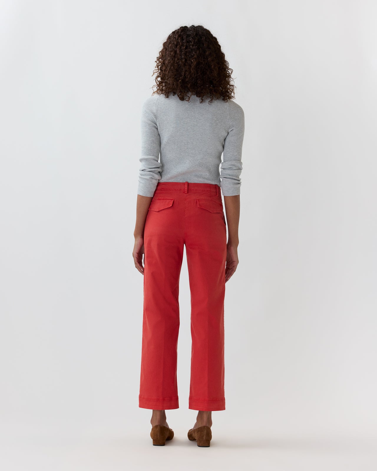 Weekender Pant in Vermillion Stretch Twill