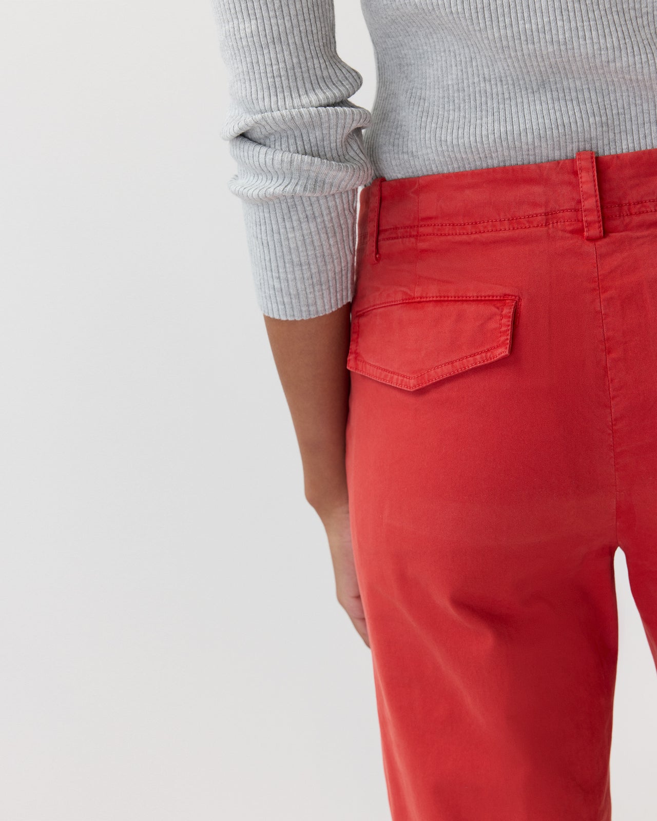 Weekender Pant in Vermillion Stretch Twill