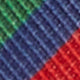 Silk Woven Tie in Green/Blue/Red Bold Multi Stripe