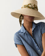 Load image into Gallery viewer, The Wildflower Hat in Magnolia Block Print
