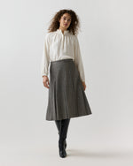 Load image into Gallery viewer, Wendy Blouse in Ivory Silk Crepe De Chine
