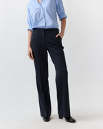Load image into Gallery viewer, Lane Pant in Heather Navy Cavalry Twill
