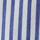 Christiane Bib-Front Tunic in Blue/White Bengal Stripe Compact Cotton