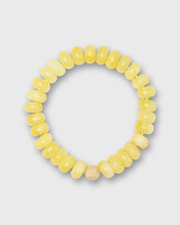 Semi Precious Beaded Bracelet in Poussin Monochrome