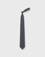 Load image into Gallery viewer, Silk Print Tie in Navy/Beet/Sky Floral
