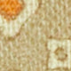 Linen Print Pocket Square in Pebble/Straw/Orange Foulard