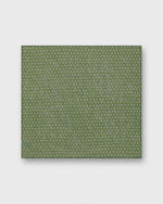 Load image into Gallery viewer, Cotton Print Pocket Square in Green/Aegean Floral

