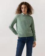 Load image into Gallery viewer, Robbie Sweater in Heather Meadow Rustic Wool
