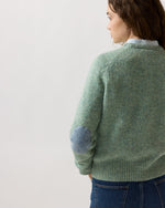 Load image into Gallery viewer, Robbie Sweater in Heather Meadow Rustic Wool

