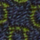 Silk Print Tie in Dark Green Gancini