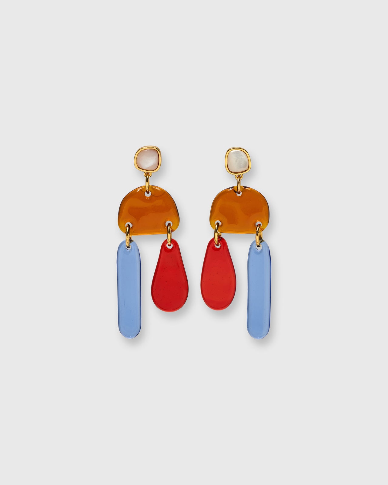 Sun and Sea Earrings in Multi