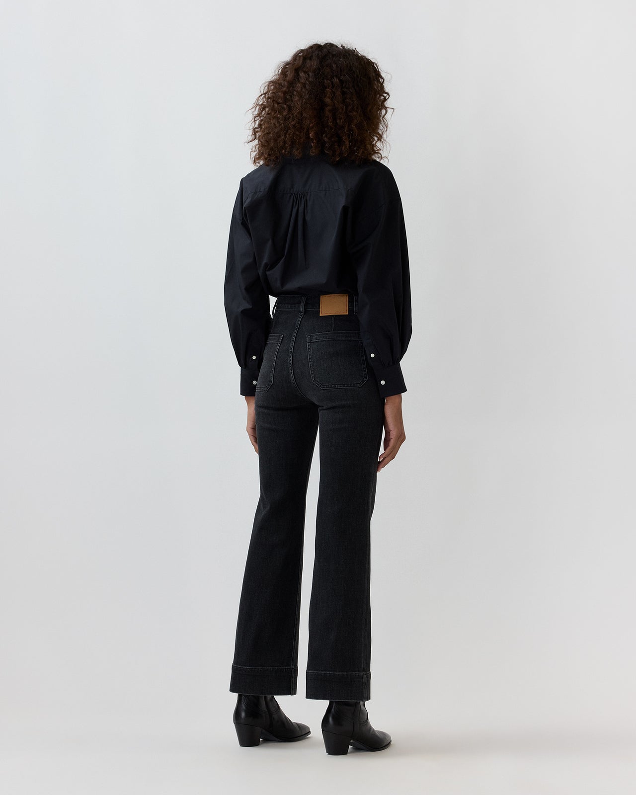 St Monica Jean in Washed Black