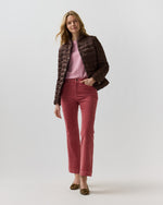 Load image into Gallery viewer, Quilted Blazer in Dark Brown
